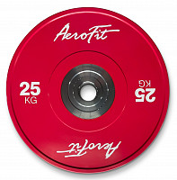 Aerofit AFBDC 25 кг бамперные диски для кроссфита, цветные