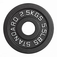 Диск 51 мм. чугунный окрашенный 2,5 кг, VictoryFit VF-SC510250