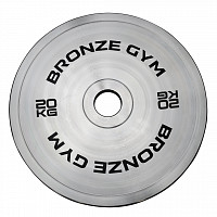Диск олимпийский BRONZE GYM стальной 20 кг