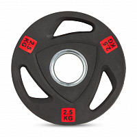 Диск 51 мм. NEO обрезиненный с 3-мя хватами 2,5 кг, VictoryFit VF-ST51025