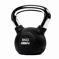 Гиря обрезиненная с хромированной ручкой PROFI-FIT  8 кг