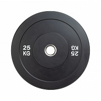 Диск бамперный 51 мм, обрезиненный 25 кг, VictoryFit VF-D51250
