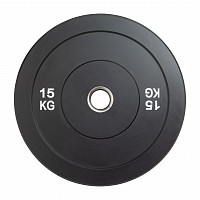Диск бамперный 51 мм, обрезиненный 15 кг, VictoryFit VF-D51150