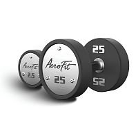AeroFit AFPUDB2.5-25 набор полиуретановых гантелей, 2,5-25 кг, 10 пар, шаг 2,5 к...