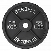 Диск 51 мм. чугунный окрашенный 25 кг, VictoryFit VF-SC512500
